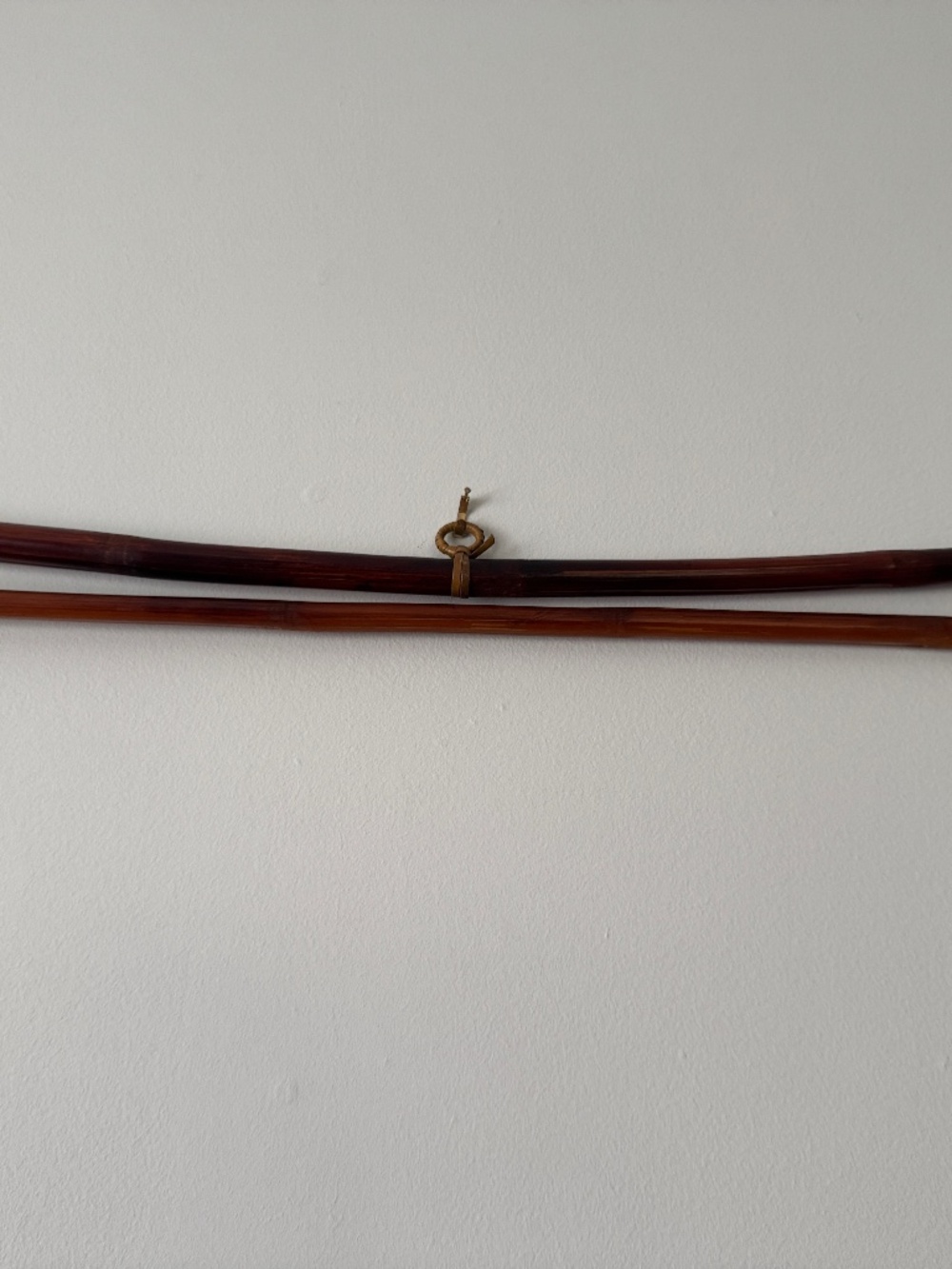 Smoked Bamboo Textile Hanger